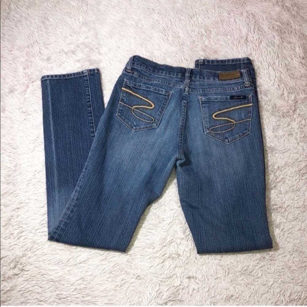 Women’s 7 For All Mankind Slim Medium Wash Jeans